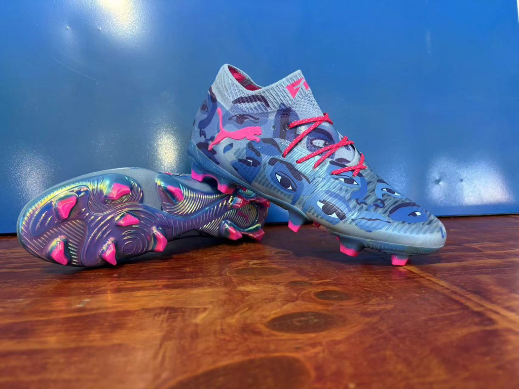 PUMA FUTURE 8 ULTIMATE X KIDSUPER FG BLEU